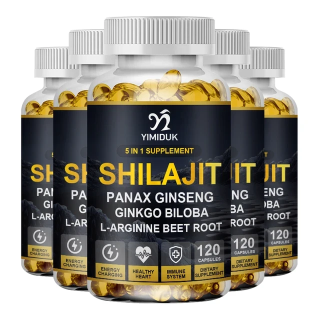 Shilajit Panax Ginseng + Ginkgo Biloba + L-arginine + Beet Root In Pakistan Wellmart +923208727951