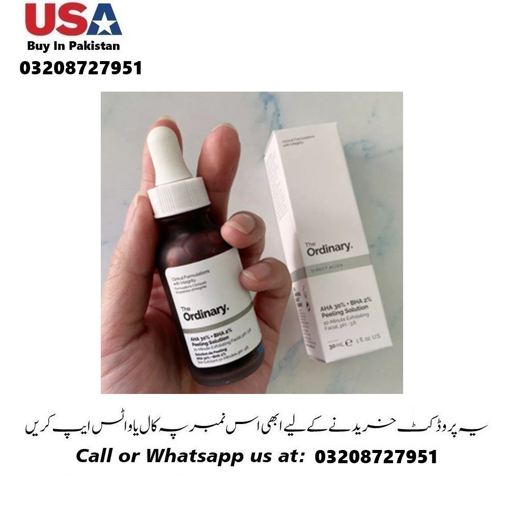 The Ordinary AHA 30% + BHA 2% Peeling Solution Price In Pakistan | Wellmart +923208727951