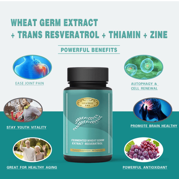 Vitacrlly Nmn Fermented Wheat Germ Extract Resveratrol Price In Pakistan Wellmart +923208727951