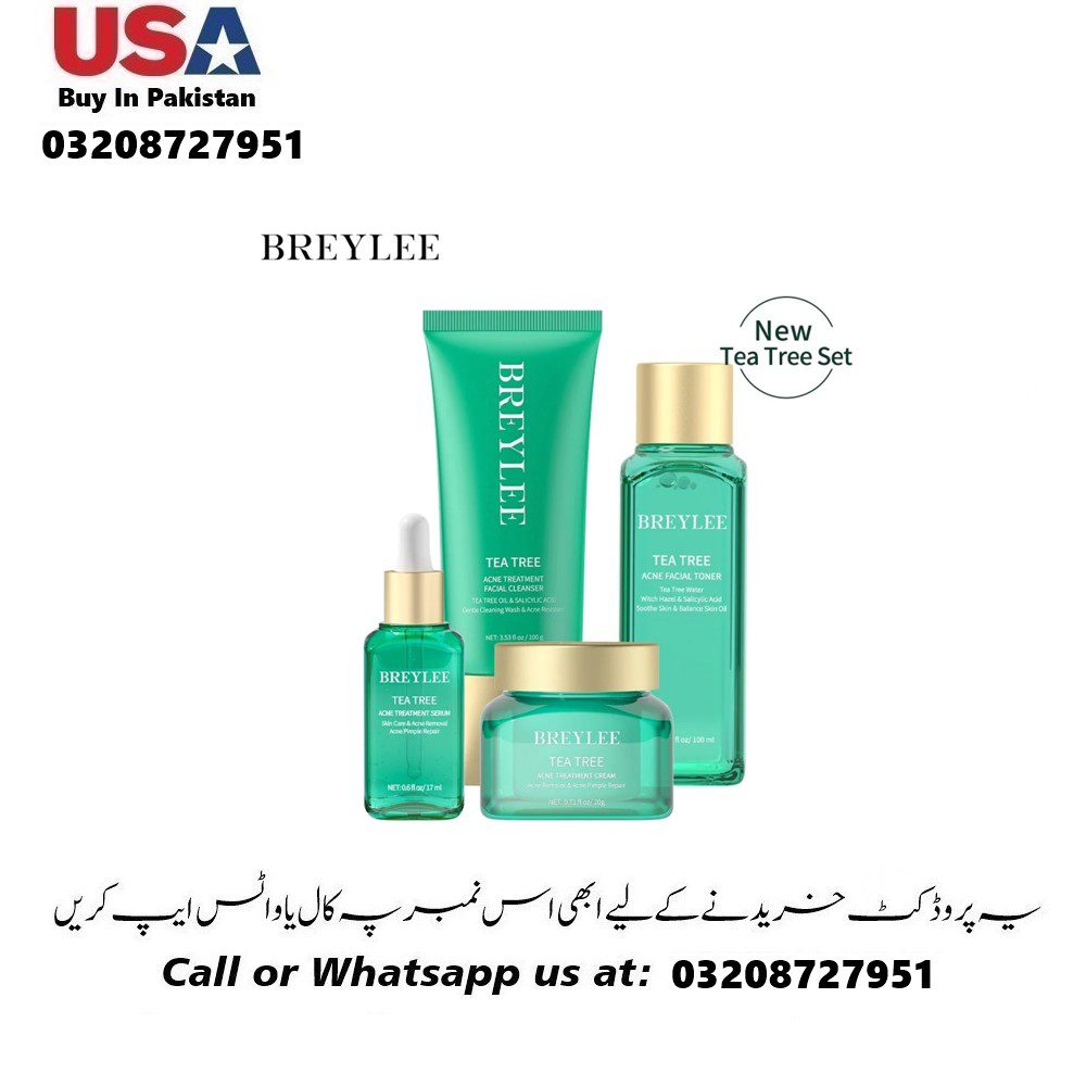 Breylee Tea Tree Acne Treatment Sets, Tea Tree Serum, Tea Tree Toner, Tea Tree Cleanser, Tea Tree Repair Cream, Tea Tree Gel, Price In Pakistan | Wellmart +923208727951