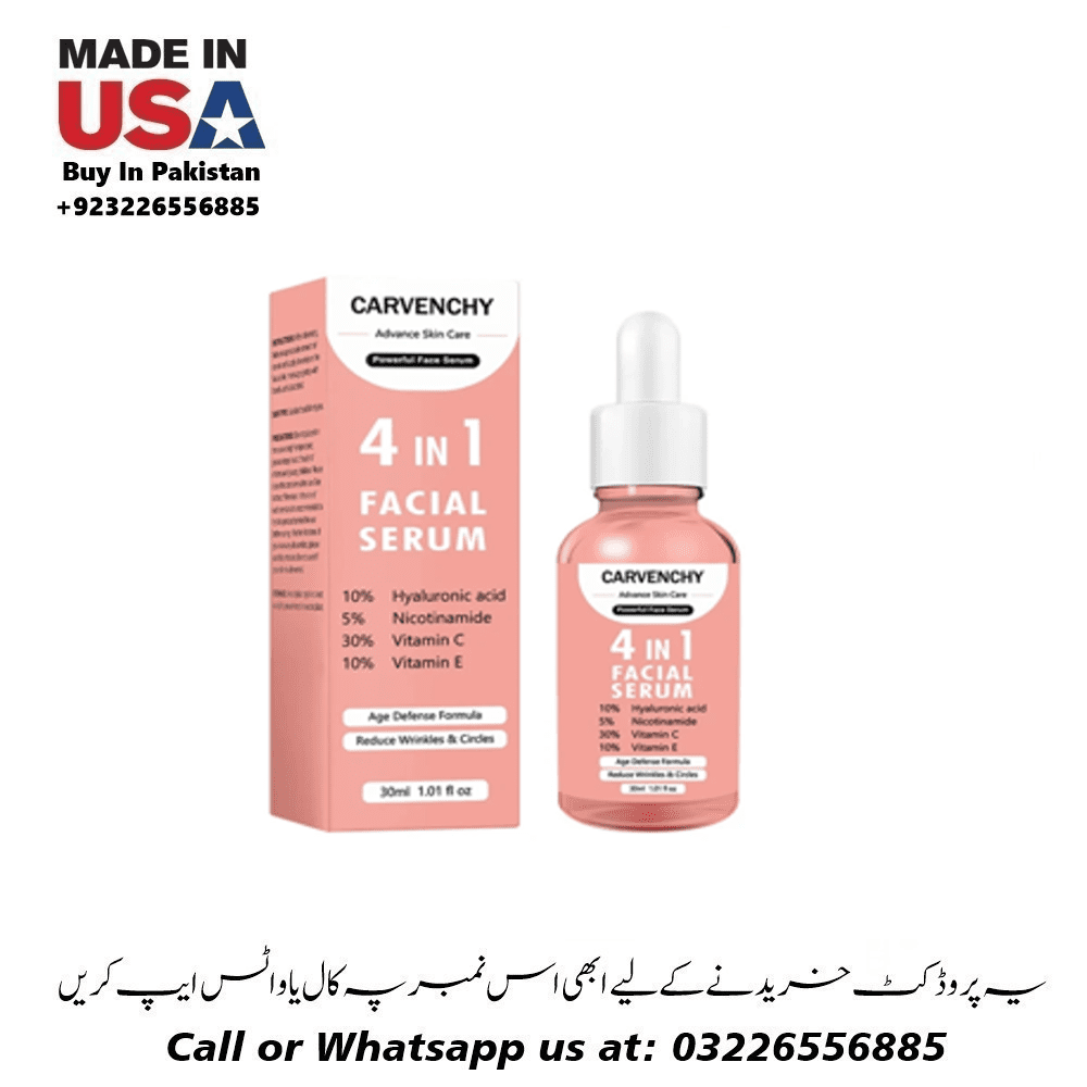 Carvenchy Advanced Skin Care 4 In 1 Facial Serum Price In Pakistan Wellmart # +923208727951