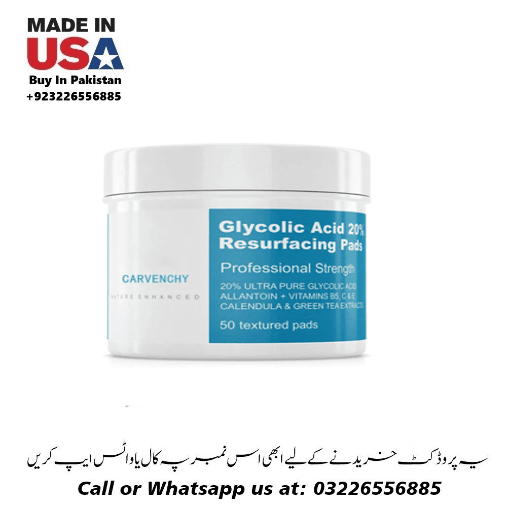 Carvenchy Glycolic Acid 20% Resurfacing Pads Price In Pakistan Wellmart # +923208727951